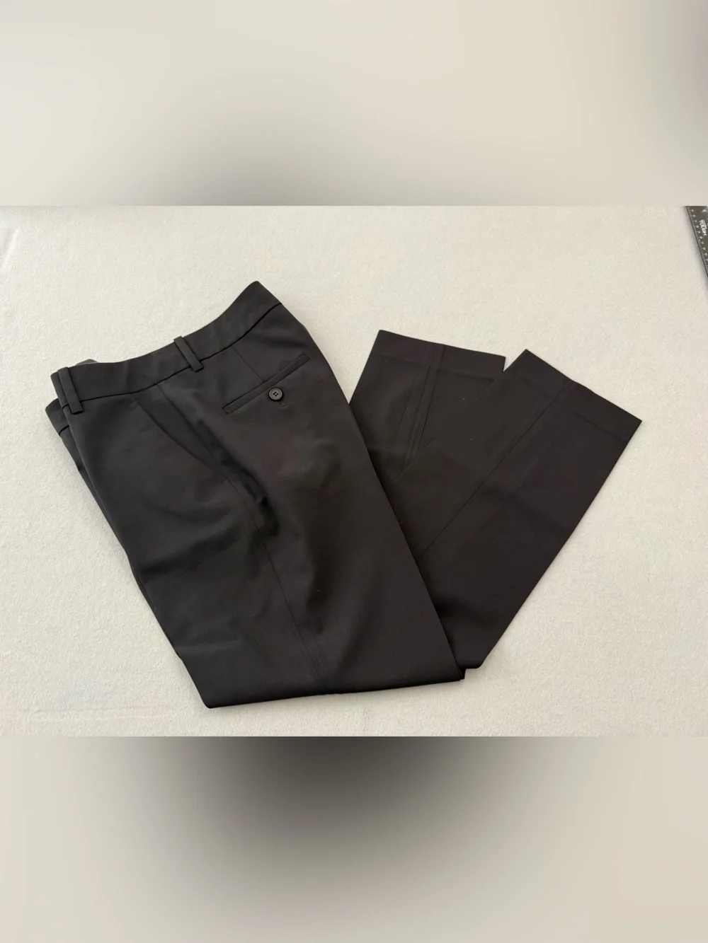 Theory Trestra Black Women's Dress Trousers - Slim Tailored Fit